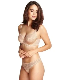 Panache Clara Thong - Chai 10 Panache Clara Thong - Chai -Belle Lingerie Store 37905 panache clara thong chai 5