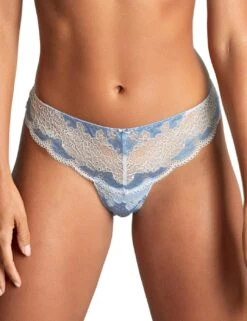 Panache Clara Thong - Dusky Blue
