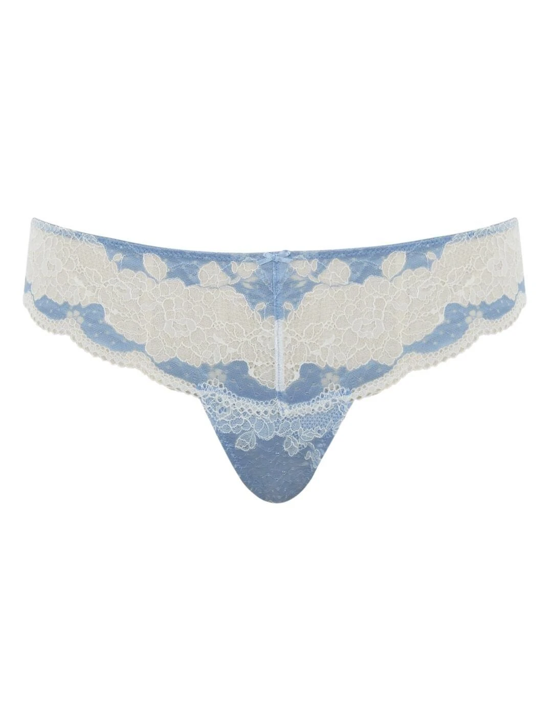 Panache Clara Thong - Dusky Blue 3 Panache Clara Thong - Dusky Blue - Image 3