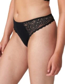 Prima Donna Twist I Do Thong - Black -Belle Lingerie Store 37934 prima donna twist i do thong black 3