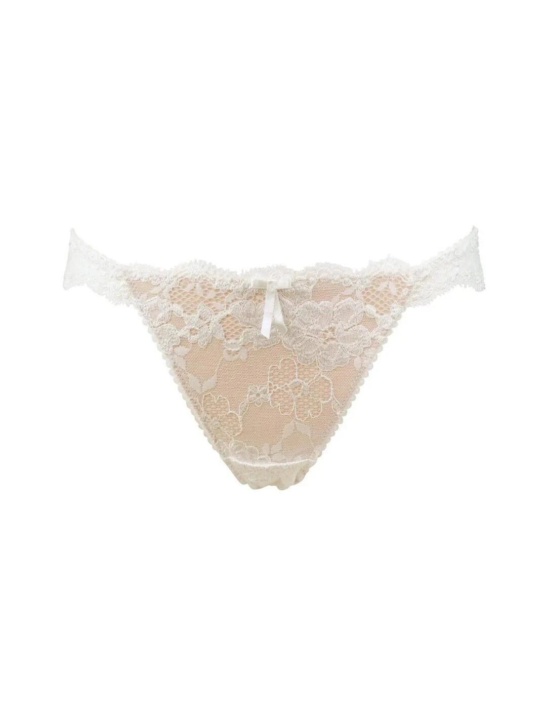 Pour Moi Amour Brazilian Brief - Ivory/Champagne 2 Pour Moi Amour Brazilian Brief - Ivory/Champagne - Image 2