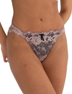 Pour Moi Amour Brazilian Brief - Mink/Slate