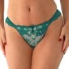 Pour Moi Amour Brazilian Brief - Teal/Soft Pink