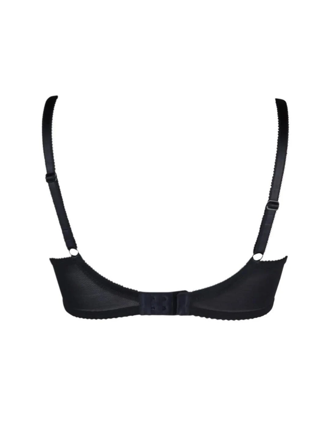 Pour Moi Amour Padded Underwired Bra - Black/Scarlet 4 Pour Moi Amour Padded Underwired Bra - Black/Scarlet - Image 4