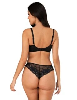 Pour Moi Amour Padded Underwired Bra - Black/Scarlet 14 Pour Moi Amour Padded Underwired Bra - Black/Scarlet -Belle Lingerie Store 39773 pour moi amour padded underwired bra blackscarlet 7
