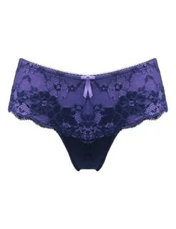 Pour Moi Amour Shorty Brief - Navy/Lavender 12 Pour Moi Amour Shorty Brief - Navy/Lavender -Belle Lingerie Store 39775 pour moi amour shorty brief navylavender 4