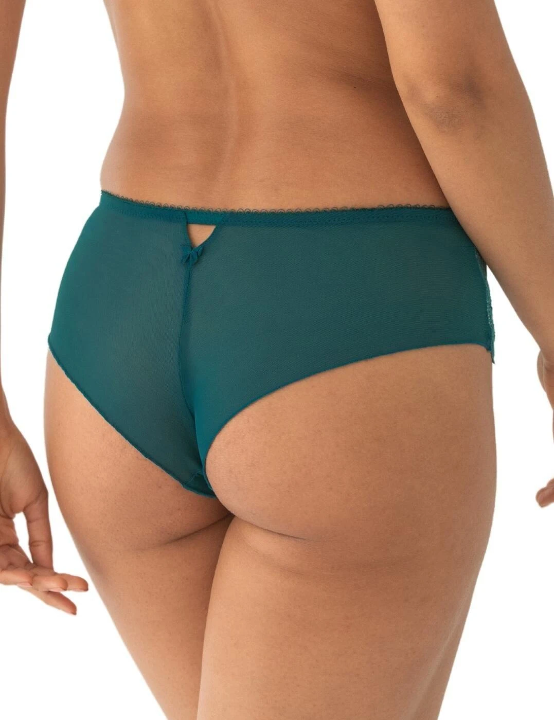 Pour Moi Amour Shorty Brief - Teal/Soft Pink 3 Pour Moi Amour Shorty Brief - Teal/Soft Pink - Image 3
