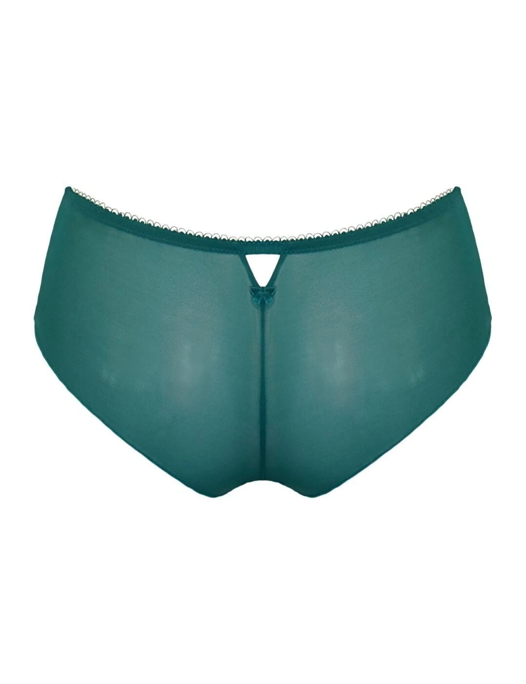 Pour Moi Amour Shorty Brief - Teal/Soft Pink 5 Pour Moi Amour Shorty Brief - Teal/Soft Pink - Image 5