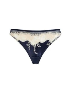 Lise Charmel Splendeur Soie Thong - Splendeur Marine -Belle Lingerie Store 40903 lise charmel splendeur soie thong splendeur marine 3