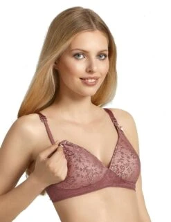 Anita Fleur Non Wired Nursing Bra - Berry