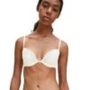 Calvin Klein CK Flirty Push Up Bra - Ivory