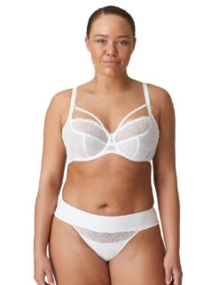 Prima Donna Sophora Thong - White 11 Prima Donna Sophora Thong - White -Belle Lingerie Store 42454 prima donna sophora thong white 5