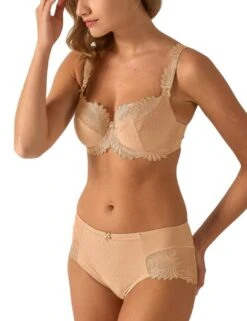 Empreinte Thalia Underwired Balcony Bra - Caramel -Belle Lingerie Store 42463 empreinte thalia underwired balcony bra caramel 5