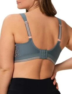 Triumph Triaction Extreme Lite Sports Bra - Grey -Belle Lingerie Store 42733 triumph triaction extreme lite sports bra grey 2
