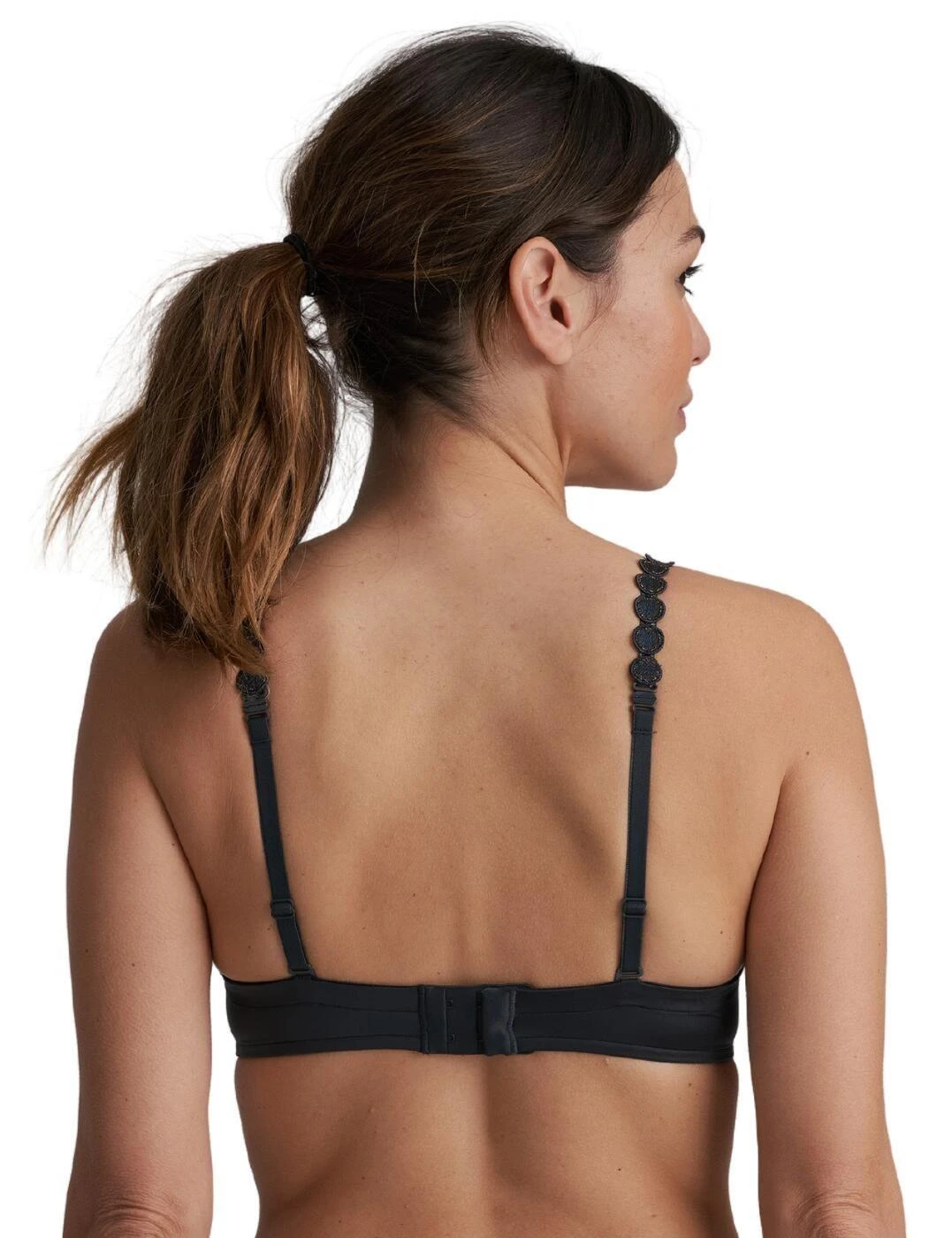 Marie Jo Tom Padded Balcony Bra - Graphite Grey 2 Marie Jo Tom Padded Balcony Bra - Graphite Grey - Image 2