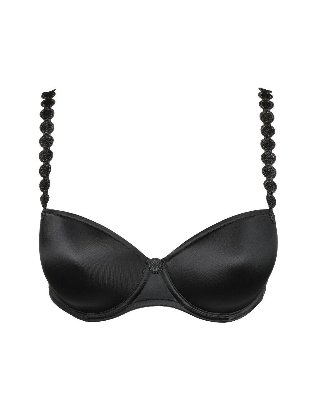 Marie Jo Tom Padded Balcony Bra - Graphite Grey 4 Marie Jo Tom Padded Balcony Bra - Graphite Grey - Image 4