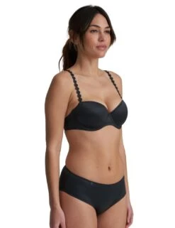 Marie Jo Tom Padded Balcony Bra - Graphite Grey 15 Marie Jo Tom Padded Balcony Bra - Graphite Grey -Belle Lingerie Store 42872 marie jo tom padded balcony bra graphite grey 8