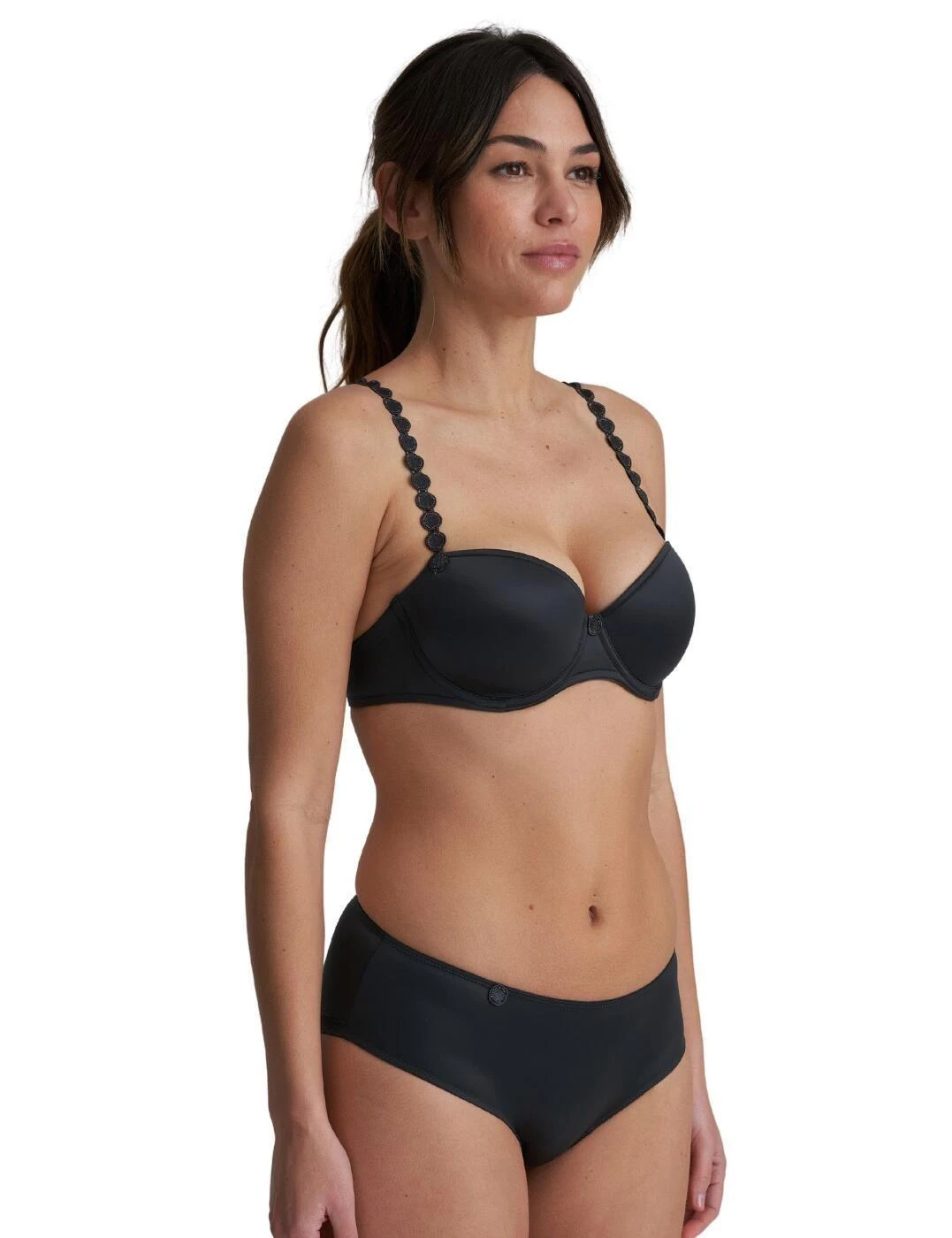 Marie Jo Tom Padded Balcony Bra - Graphite Grey 8 Marie Jo Tom Padded Balcony Bra - Graphite Grey - Image 8