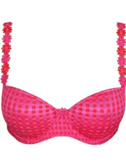 Marie Jo Avero Padded Balcony Bra - Electric Pink -Belle Lingerie Store 42942 marie jo avero padded balcony bra electric pink 4