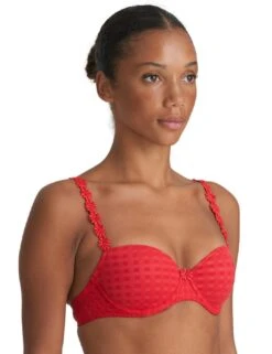 Marie Jo Avero Padded Balcony Bra - Scarlet 13 Marie Jo Avero Padded Balcony Bra - Scarlet -Belle Lingerie Store 42942 marie jo avero padded balcony bra scarlet 4