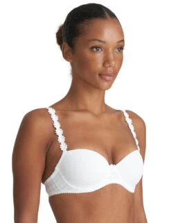 Marie Jo Avero Padded Balcony Bra - White -Belle Lingerie Store 42942 marie jo avero padded balcony bra white 4
