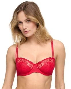 Marie Jo Jane Half Padded Balcony Bra - True Red