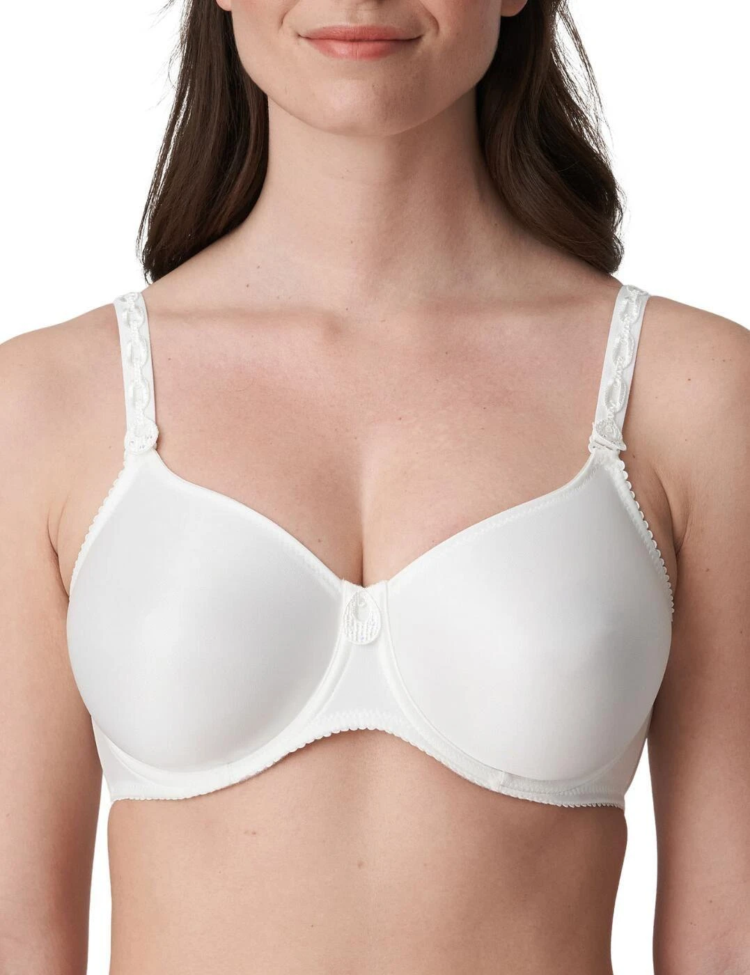 Prima Donna Satin Seamless Non Padded Bra - Natural 2 Prima Donna Satin Seamless Non Padded Bra - Natural - Image 2