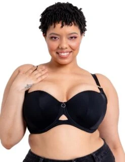 Curvy Kate Boost Me Up Padded Balcony Bra - Black
