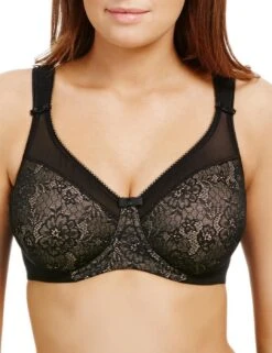 Berlei Beauty Underwired Minimiser Bra - Black