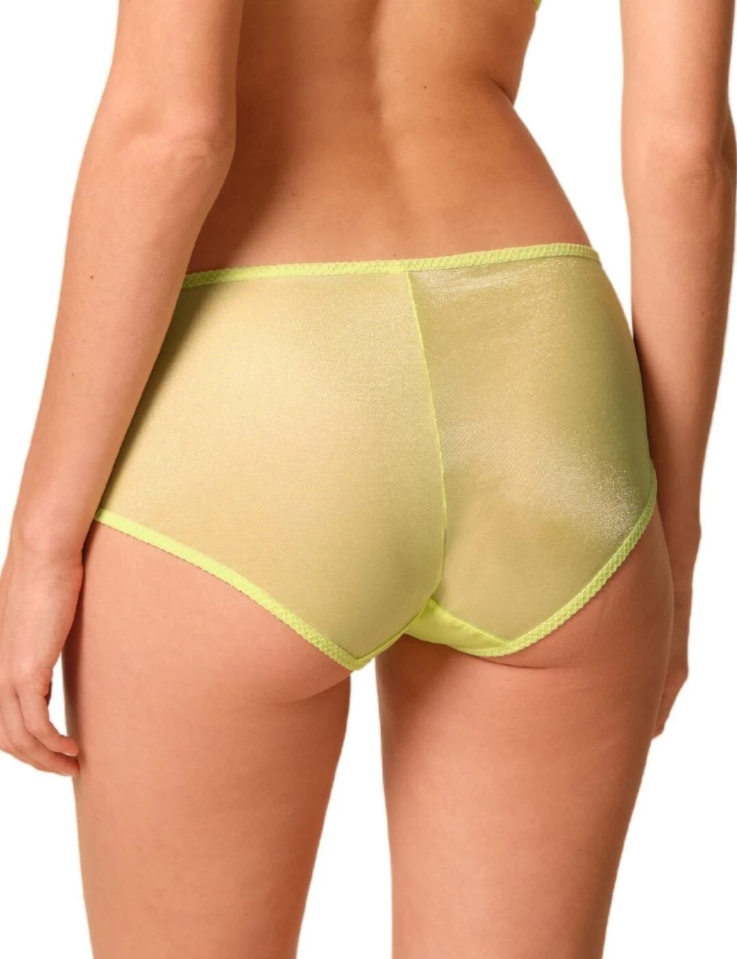 Gossard Glossies Shorty Brief - Sunny Lime 2 Gossard Glossies Shorty Brief - Sunny Lime - Image 2