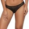 Gossard Glossies Lace Thong - Black