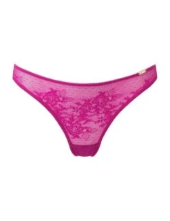 Gossard Glossies Lace Thong - Vivid Fuchsia 10 Gossard Glossies Lace Thong - Vivid Fuchsia -Belle Lingerie Store 43253 gossard glossies lace thong vivid fuchsia 4