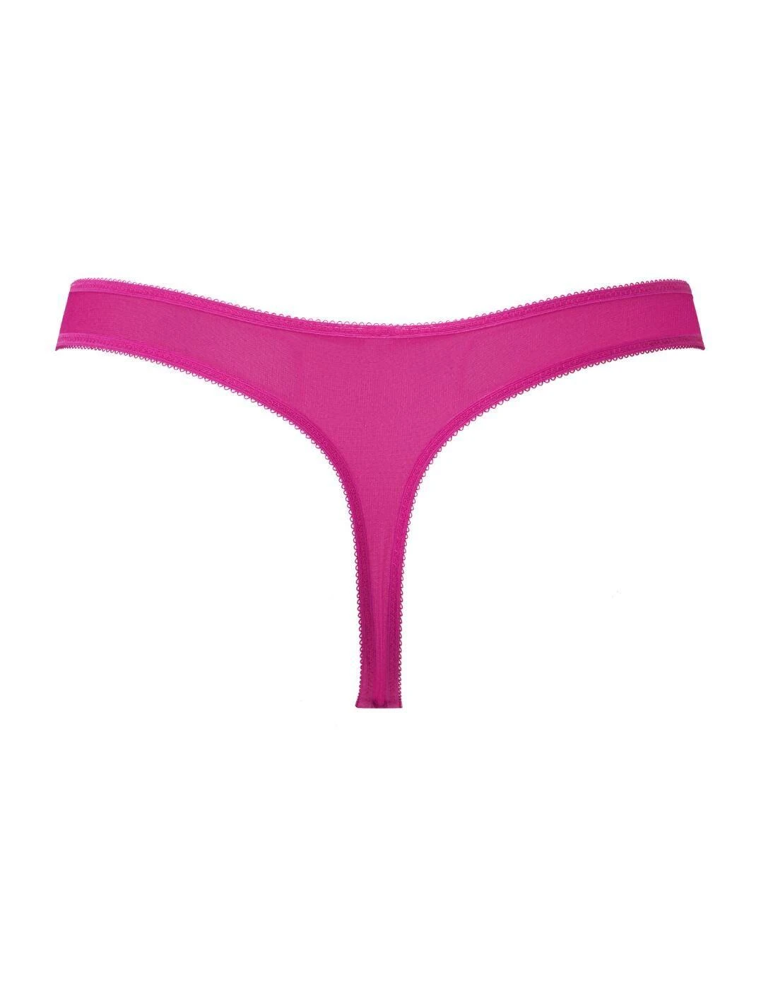 Gossard Glossies Lace Thong - Vivid Fuchsia 5 Gossard Glossies Lace Thong - Vivid Fuchsia - Image 5