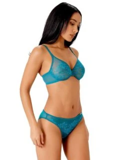Gossard Glossies Lace Brief - Deep Teal -Belle Lingerie Store 43263 gossard glossies lace brief deep teal 8