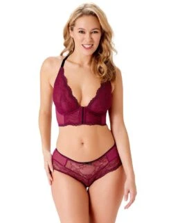 Gossard Superboost Lace Shorty Brief - Purple Potion -Belle Lingerie Store 43265 gossard superboost lace shorty brief purple potion 6