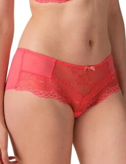 Gossard Superboost Lace Shorty Brief - Sugar Coral -Belle Lingerie Store 43265 gossard superboost lace shorty brief sugar coral 5