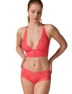 Gossard Superboost Lace Shorty Brief - Sugar Coral -Belle Lingerie Store 43265 gossard superboost lace shorty brief sugar coral 9