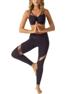 Empreinte Initiale Legging - Gris Intense 9 Empreinte Initiale Legging - Gris Intense -Belle Lingerie Store 43645 empreinte initiale legging gris intense 5