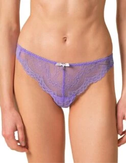 Gossard Superboost Lace Thong - Purple Hebe