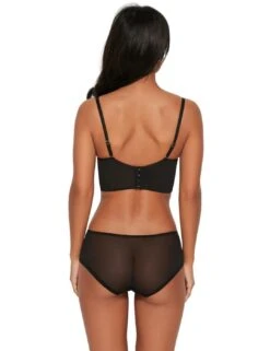 Gossard Encore Padded Longline Bra - Black/Beige -Belle Lingerie Store 43671 gossard encore padded longline bra blackbeige 6