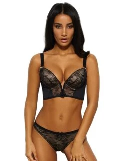 Gossard Retrolution Thong - Black -Belle Lingerie Store 43682 gossard retrolution thong black 4