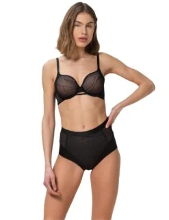 Triumph Airy Sensation Padded Bra - Black -Belle Lingerie Store 45458 triumph airy sensation padded bra black 5