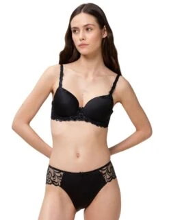 Triumph Modern Finesse Padded Bra - Black -Belle Lingerie Store 45541 triumph modern finesse padded bra black 4