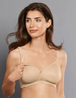 Anita Maternity Miss Lovely Padded Non Wired Nursing Bra - Desert