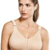 Anita Active Frontline Open Front Closure Sports Bra - Desert