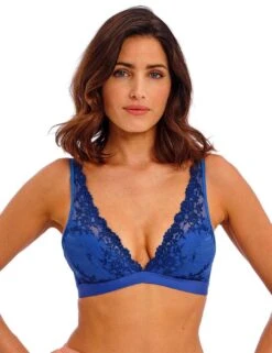 Wacoal Embrace Lace Soft Cup Bra - Beaucoup Blue/Bellwether Blue