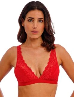 Wacoal Embrace Lace Soft Cup Bra - Equestrian Red