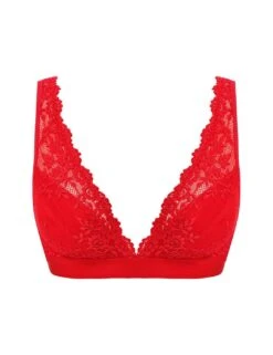 Wacoal Embrace Lace Soft Cup Bra - Equestrian Red 10 Wacoal Embrace Lace Soft Cup Bra - Equestrian Red -Belle Lingerie Store 46560 wacoal embrace lace soft cup bra equestrian red 4