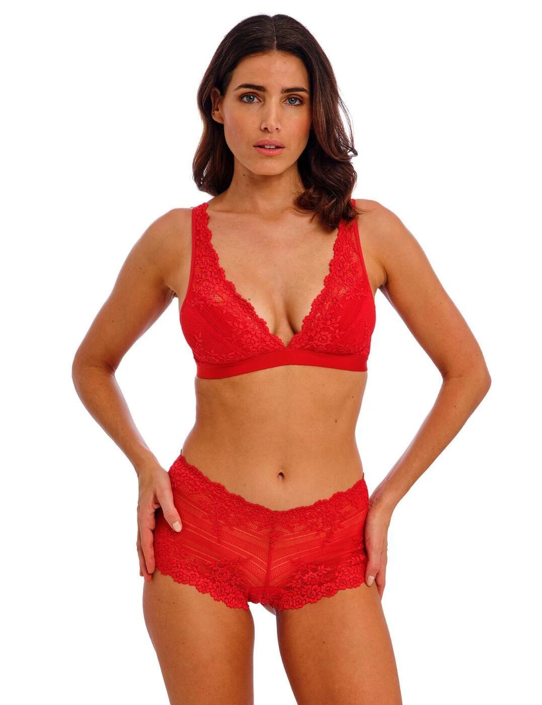 Wacoal Embrace Lace Soft Cup Bra - Equestrian Red 5 Wacoal Embrace Lace Soft Cup Bra - Equestrian Red - Image 5