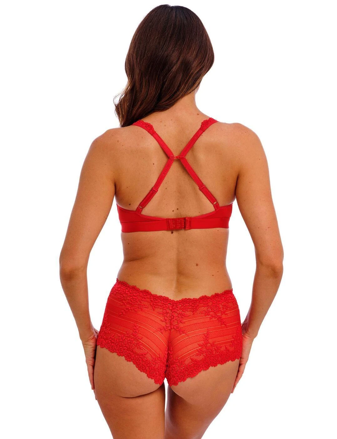 Wacoal Embrace Lace Soft Cup Bra - Equestrian Red 7 Wacoal Embrace Lace Soft Cup Bra - Equestrian Red - Image 7